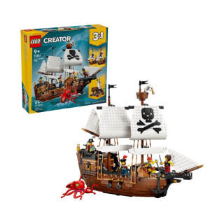 Igračka Lego kocke Creator 3-in-1 Iconic Pirate Ship 9+