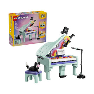 Igračka Lego kocke Creator 3-in-1 Music Decor Piano with Cat 9+