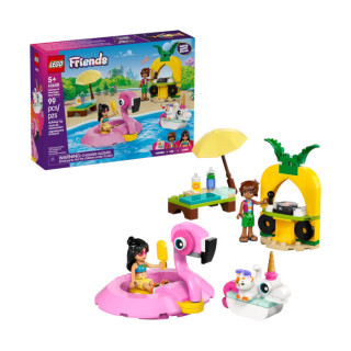 Igračka Lego kocke Friends Unicorn & Flamingo Pool Party 5+