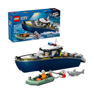 Igračka Lego kocke City Police Boat Chase 6+