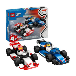 Igračka Lego kocke City F1 Williams Racing & Haas F1 Race Cars 4+