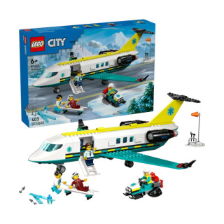 Igračka Lego kocke City Emergency Air Ambulance Airplane 6+