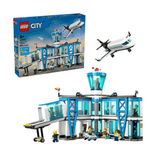 Igračka Lego kocke City Airport with Airplane 8+
