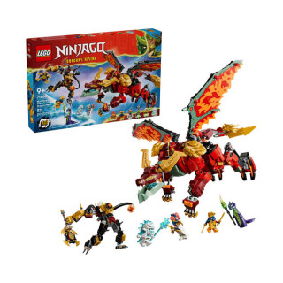 Igračka Lego kocke NINJAGO® Wyldfyre's Transforming Dragon Mech 9+