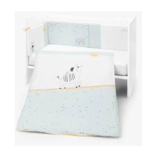 Set posteljina Kikkaboo 2/1 60/120 stripy friends