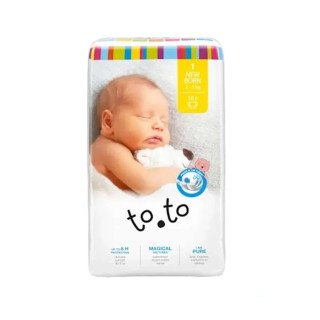 Toto baby pelene za novorodjencad 2-5kg 50 komada