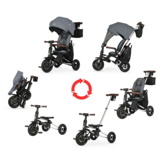 QPlay triciklo Nova Deluxe S701, sivo