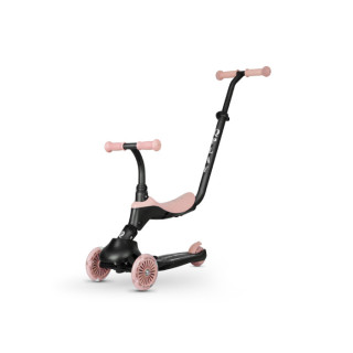 Q Play skuter/trotinet 6u1 Sema Evo coral pink