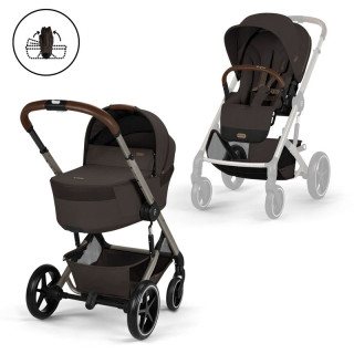 Cybex kolica Balios S lux 2 u 1 chocolate brown
