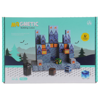 Igračka magnetne kocke 2cm - zamak 112 kom