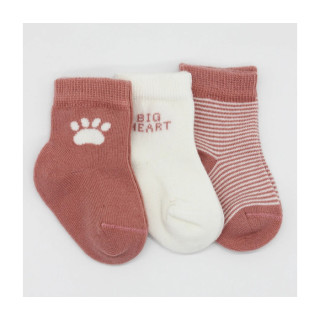 Čarapice za bebe BiStyle 3/1,roze-00-03
