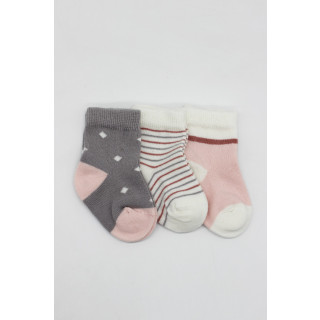 Čarapice za bebe BiStyle 3/1,sive,00-03