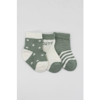 Čarapice za bebe BiStyle 3/1,zelene,00-03