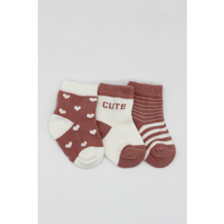 Čarapice za bebe BiStyle 3/1,roze,00-03