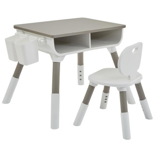 Set BBO dječiji sto i stolica BS-8833 sivi
