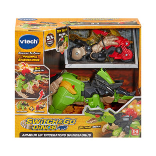Switch & Go Dinos Armour Up Triceratops Spinosaurus