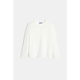 Jednobojna majica sa vezom "love" za djevojčice