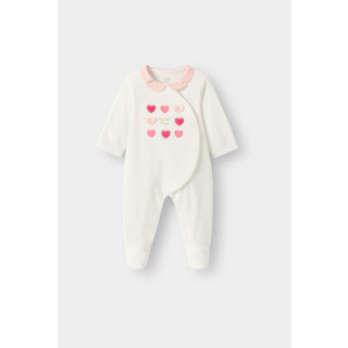 Plišana špilhozna sa srcem za bebe djevojčice