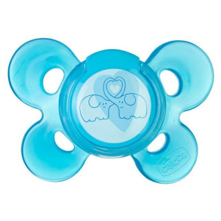 Varalica physio silikon 6-16m 1/1 0%bpa-plava comfort