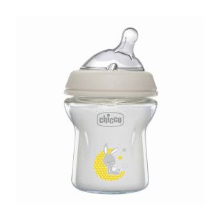 Flašica natural feeling staklena silikon 150 ml 0+0%bpa