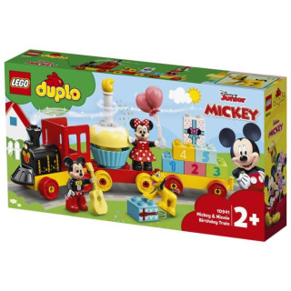 Igračka Lego kocke Mickey & Minnie birthday train Duplo, 2 g+