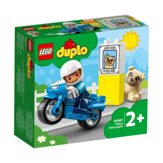 Igračka Lego kocke Police motorcycle  Duplo, 2g+