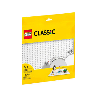 Igračka Lego kocke White baseplate Classic 4g+