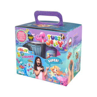 Gel u tubi set – sirena, mali akvarijum, 6 boja