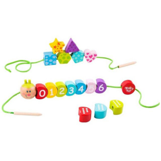 Tooky toy igra pertlanja - gusjenica