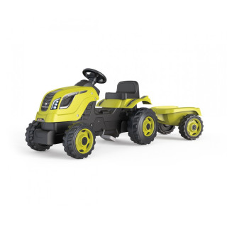 Smoby traktor farmer XL zeleni+prikolica