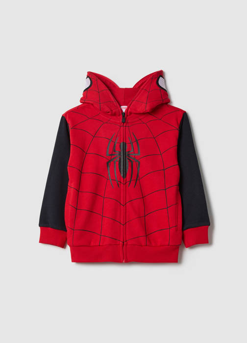 Dukserica sa kapuljačom i printom Spiderman-a