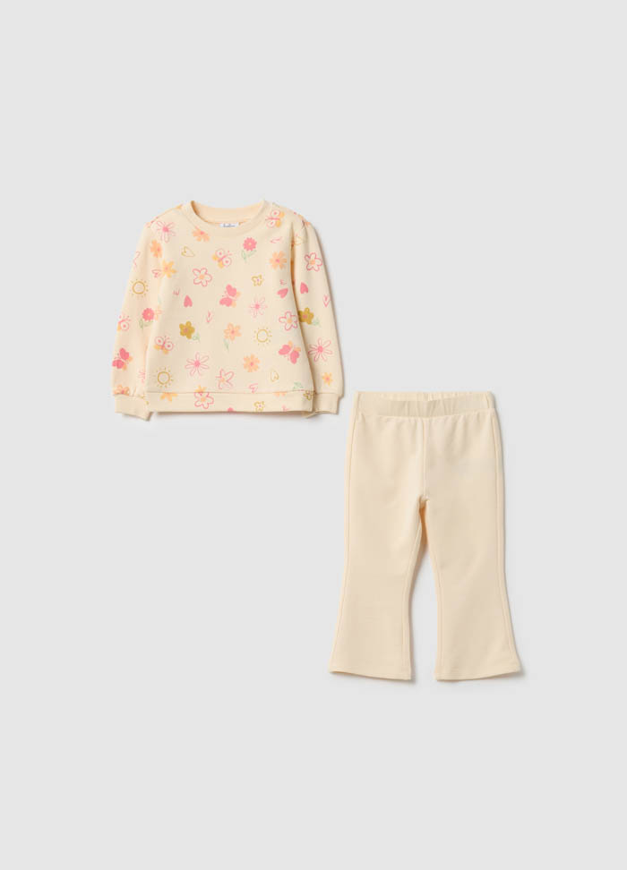 Set-dukserica i pantalone sa pintom