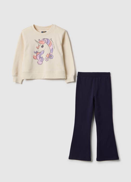 Set-dukserica sa printom i helanke