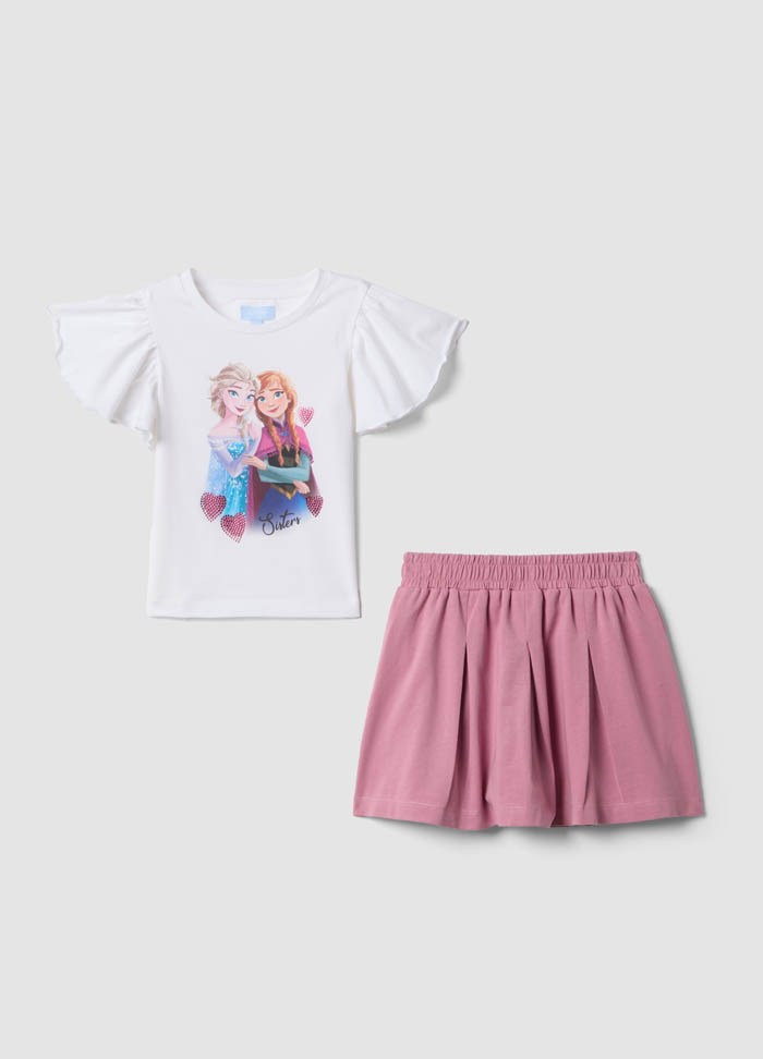Set-majica kratkih rukava i suknja sa printom Frozen