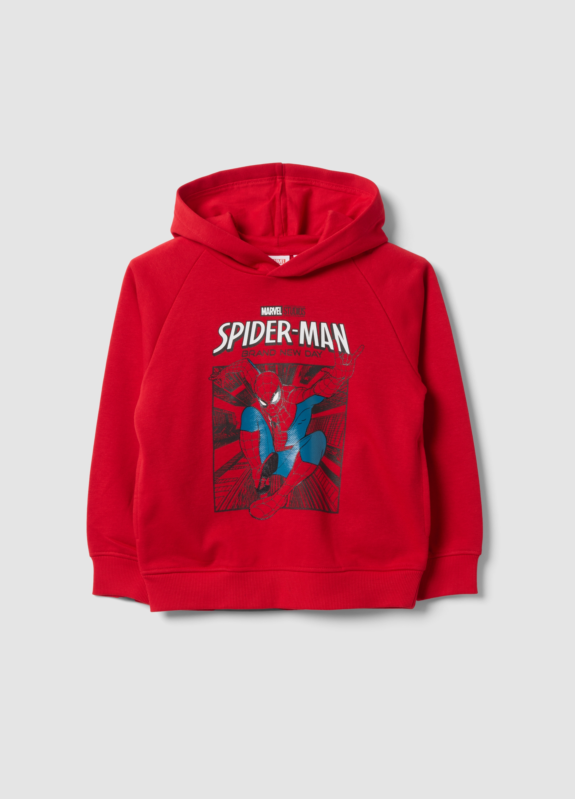 Duks sa kapuljačom oversized kroja od mješavine pamuka sa Marvel printom