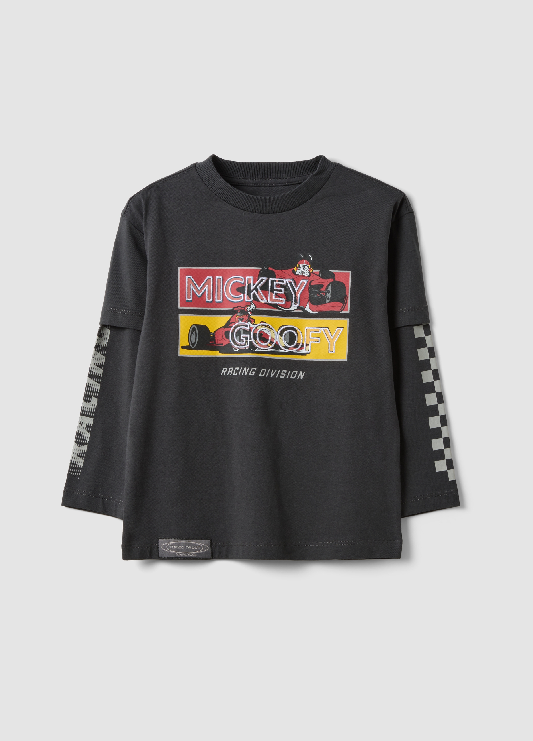 Majica kratkih rukava klasičnog kroja od čistog pamuka sa Mickey printom