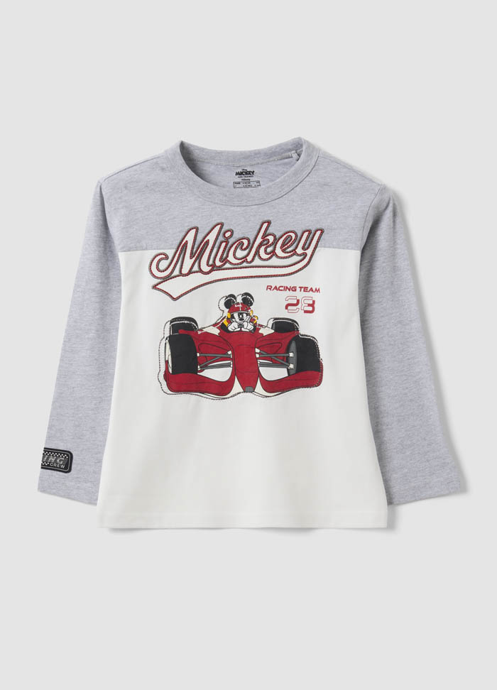 Majica sa okruglim izrezom od čistog pamuka sa printom Mickey Mouse