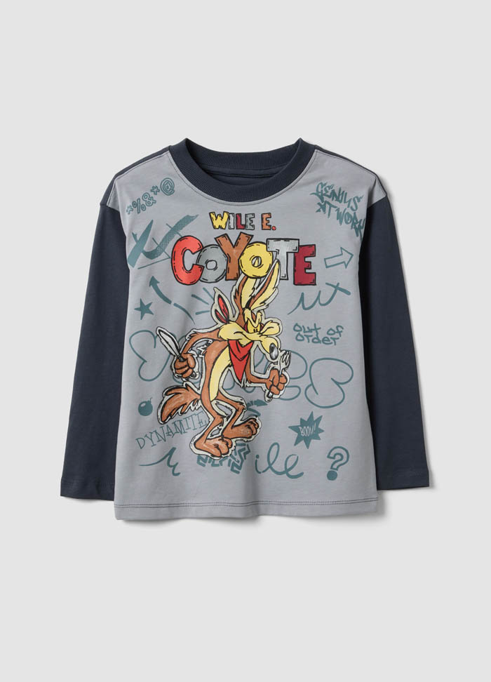 Majica od čistog pamuka za dječake sa Looney Tunes printom