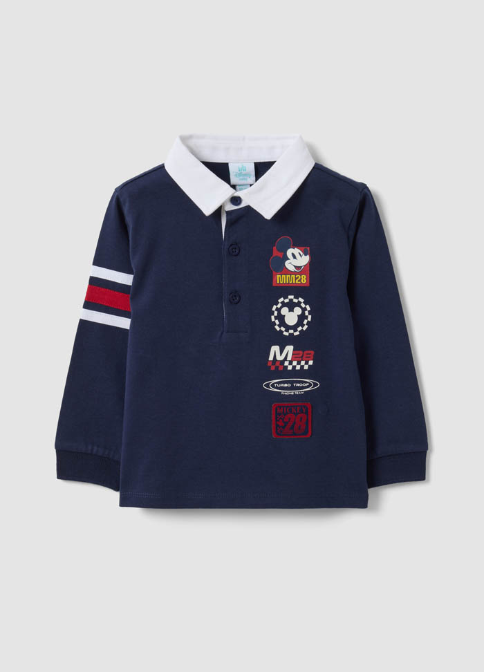 Polo majica od čistog organskog pamuka sa printom Mickey Mouse