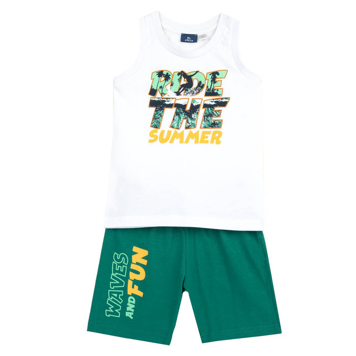 Set majica bez rukava + šorts