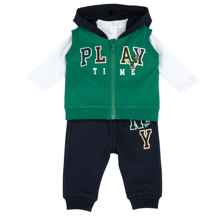 Set prsluk + majica kratki rukav + donji dio trenerke