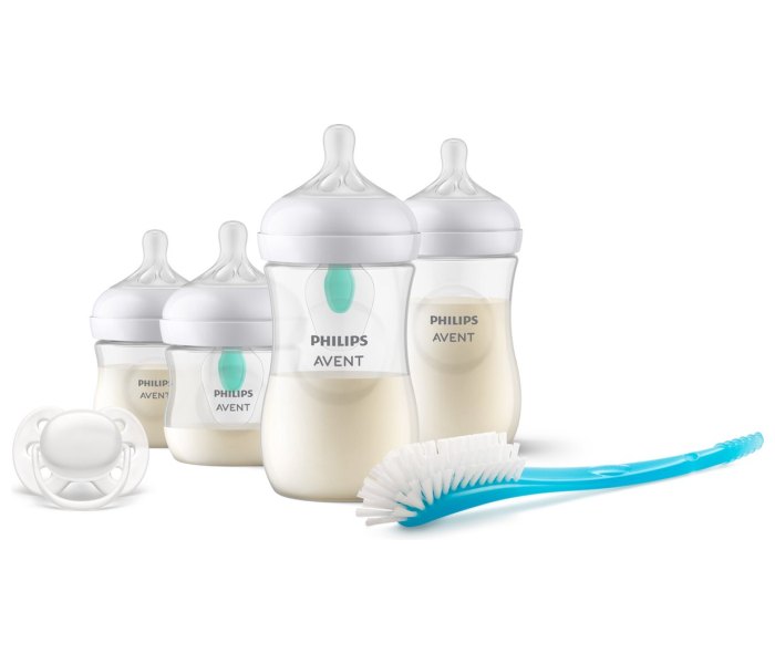 Philips Avent Natural Response Starter set, flašice + varalica + četka