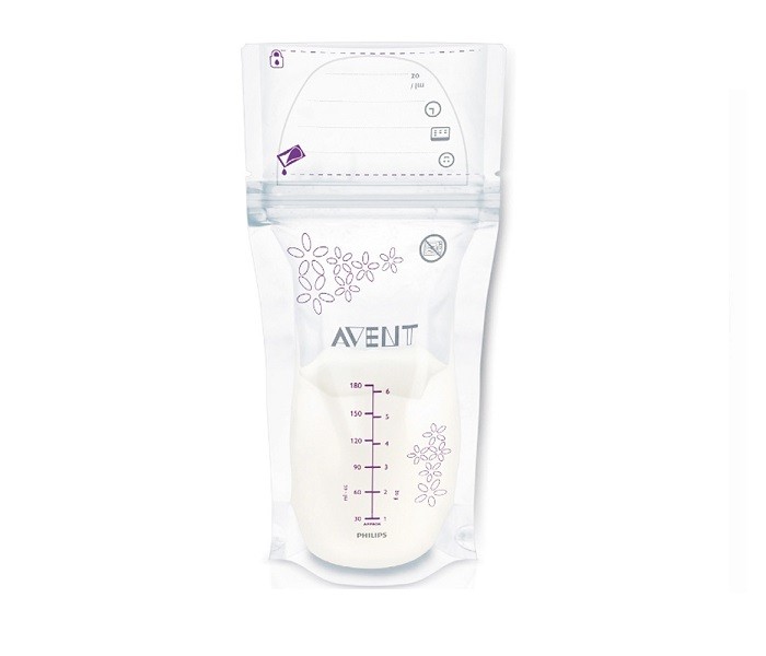 Kesice za cuvanje mlijeka avent,25/1,180ml