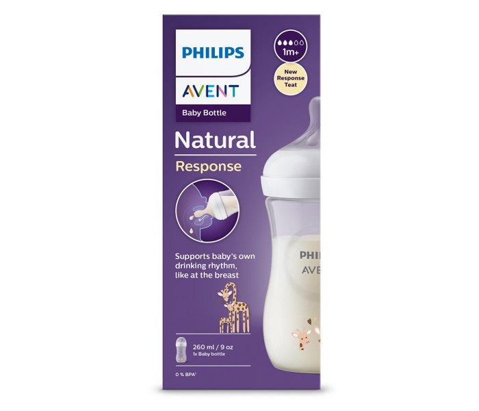Flašica Philips Avent Natural Response 260ml.deco