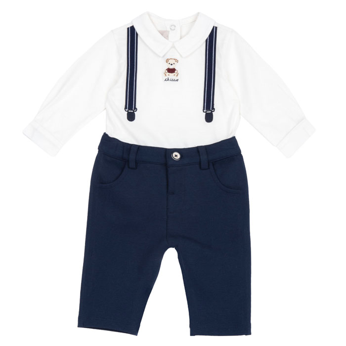 Komplet za bebe dječake - bodi i pantalone