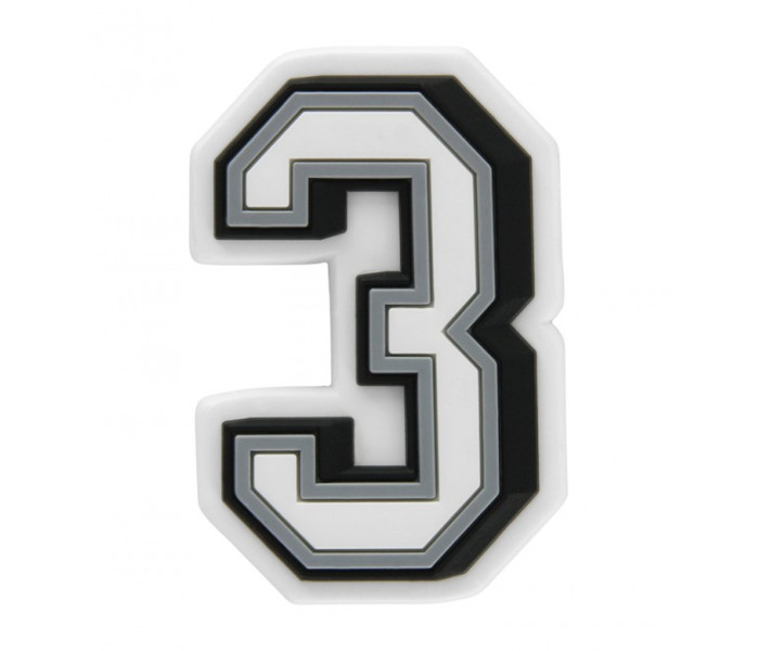 Crocs ukras Jibbitz / ukras Jibbitz B&W broj 3