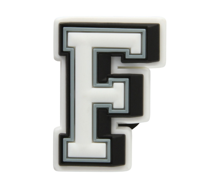 Crocs ukras Jibbitz slovo F