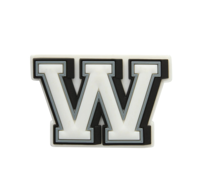 Crocs ukras Jibbitz slovo W