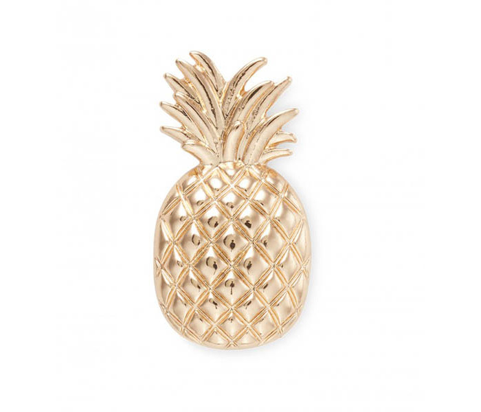 Crocs ukras Jibbitz Gold Pineapple