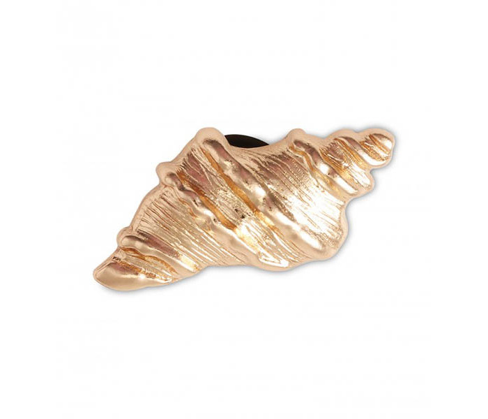 Crocs ukras Jibbitz Gold Sea Shell